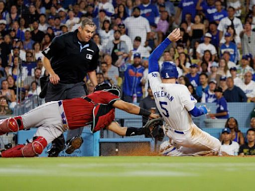 Dodgers have a long night as they are routed by Diamondbacks