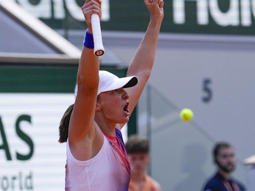 Una imparable Swiatek jugará la final de Roland Garros por tercer año consecutivo