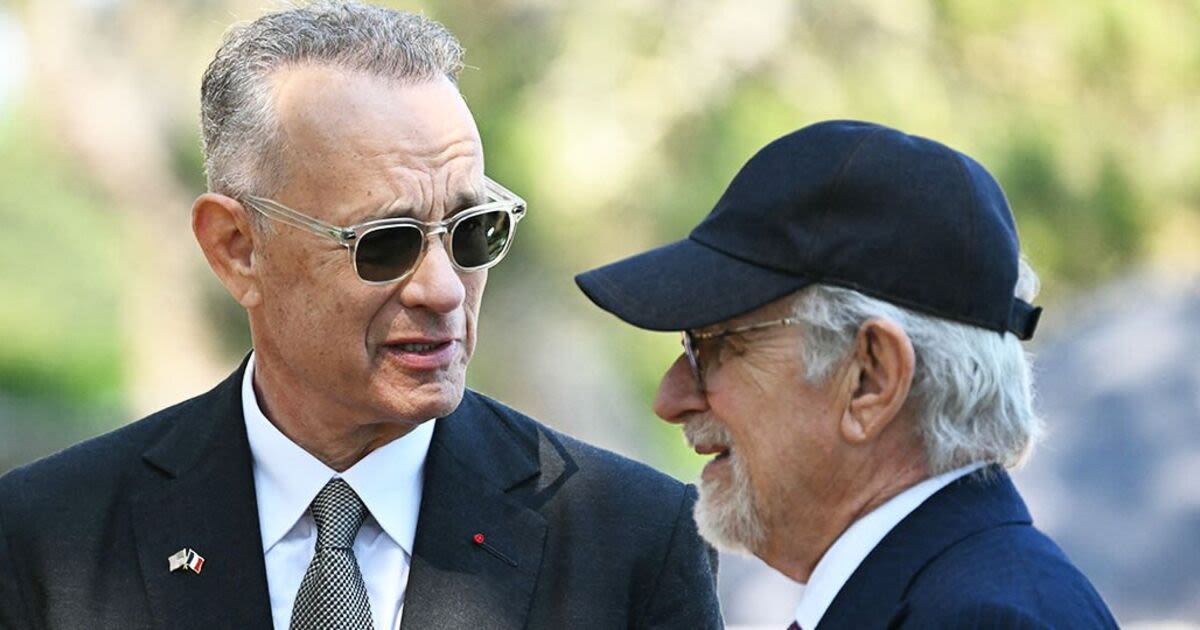 Saving Private Ryan reunion – Tom Hanks and Steven Spielberg attend D-Day 80th