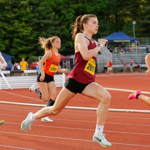 High School Track: Amherst’s Logan Alfandari and Moriah Luetjen finish second at state meet