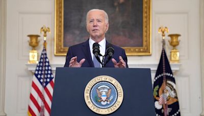 Biden calls Trump attacks on courts ‘reckless’ in first comments on ex-president’s conviction