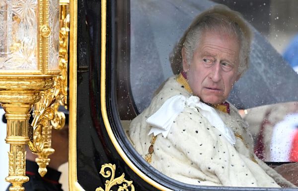 Charles's nine-word complaint as he arrived to be crowned at Westminster Abbey