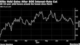 UK Bonds Rally as Traders Bet on Two More BOE Rate Cuts in 2024
