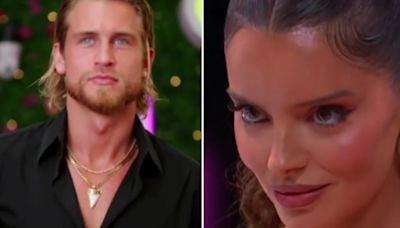 Watch the moment Maura Higgins tries to pull Love Island USA star - live on TV
