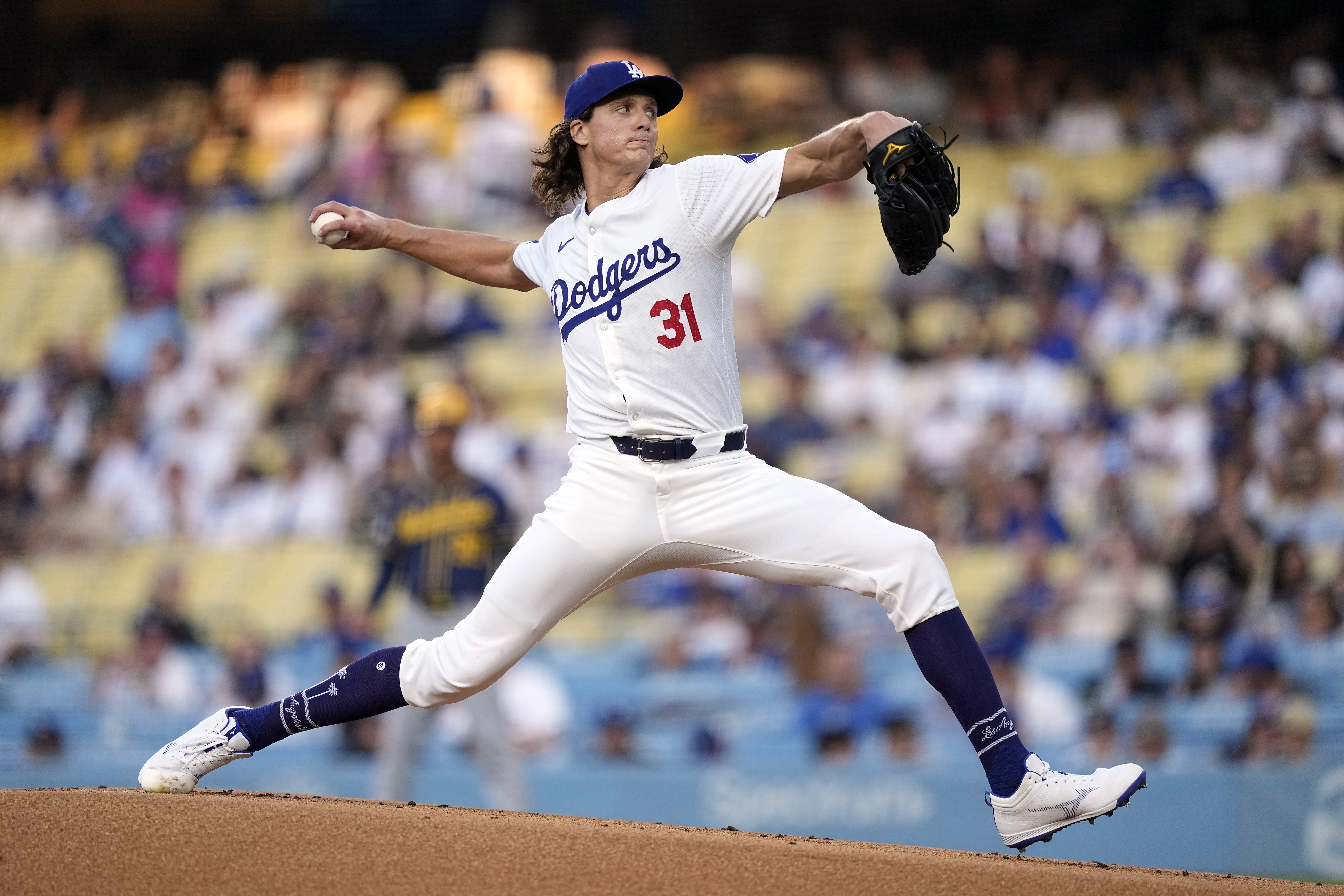 Dodgers place All-Star pitcher Tyler Glasnow on injured list with back tightness