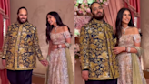 Anant Ambani-Radhika Merchant Looked Regal In Gold, Crystal Dress For Sangeet; All About Their Outfits