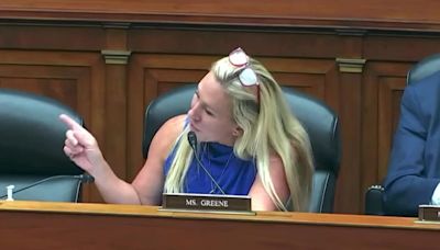 House committee meeting erupts into chaos after 'fake eyelash' insult