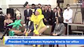 Tsai Ing-wen Welcomes Nymphia Wind to Taiwan's Presidential Office - TaiwanPlus News