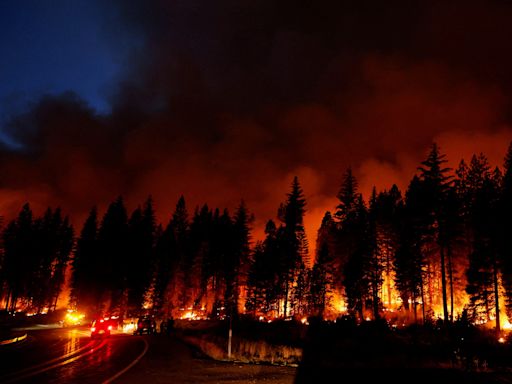 California inferno still grows as firefighters make progress against Colorado blazes