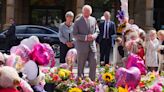 King arrives in Southport to meet knife attack survivors