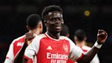 Bukayo Saka delivers on Champions League debut as Arsenal star makes generous PSV pay