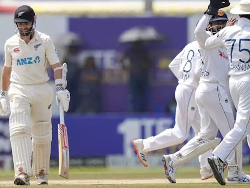 SL vs NZ Test: Kane Williamson outsmarted by Prabath Jayasuriya, NZ concede 514-run lead in first innings