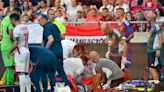 Un jugador del Gabala hospitalizado tras sufrir un golpe en la cabeza