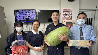 慈濟至新城警分局致贈物資 | 蕃新聞