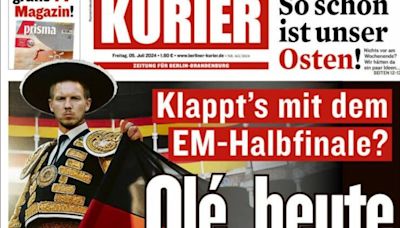 La prensa alemana viste a Nagelsmann de torero: “¡Olé, hoy domamos a los españoles!”