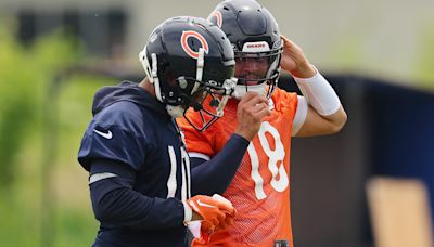 WATCH: Caleb Williams and Tyler Scott connect on deep pass at Bears camp