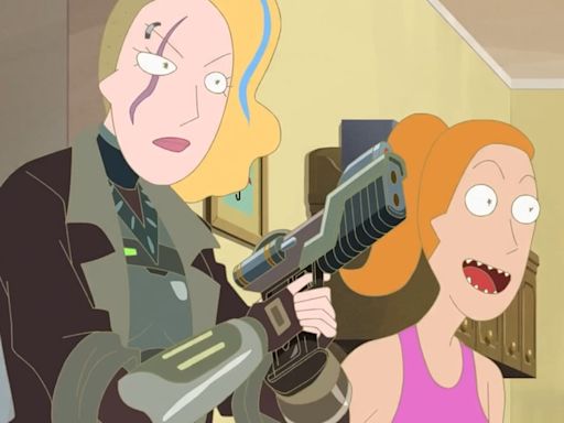 The Smiths’ House Is Under Attack in the Latest ‘Rick and Morty: The Anime’ Teaser