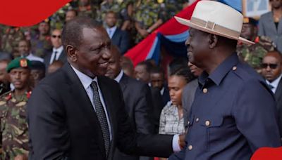 Raila's Hard Tackle of William Ruto Ignites Debate over His African Job Bid: "Revoke AU Support"