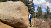 Large boulder slides onto Barr Trail