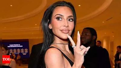 Kim Kardashian jokes she ‘might have lasted longer’ on DWTS if she had 'shots’ as she dances at Khloé’s 40th - Times of India