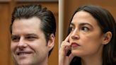 Matt Gaetz says AOC is 'wrong a lot' but 'she's not corrupt' as the pair joined forces to block Congress from trading stocks