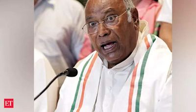 Take nation into confidence on border situation at LAC: Mallikarjun Kharge to government - The Economic Times
