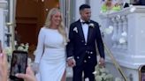 Taylor Ward and Riyad Mahrez marry for a THIRD time in Italy