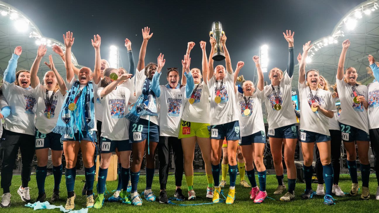 Two minutes for five titles: Sydney FC's record-breaking A-League Women championship