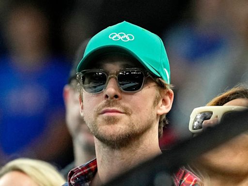 Fans had so many jokes for Ryan Gosling wearing a generic Olympics hat at gymnastics finals