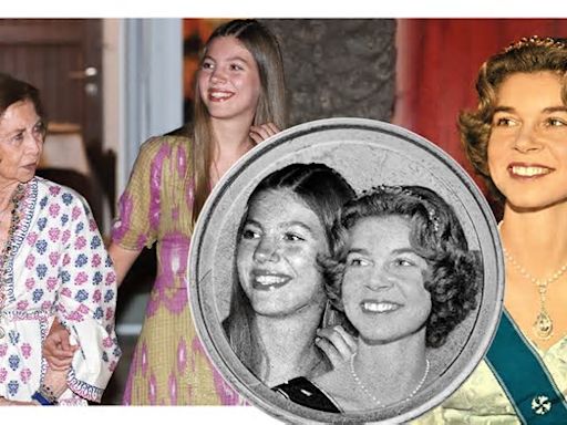 La infanta Sofía e Irene de Grecia, dos caras de la misma moneda