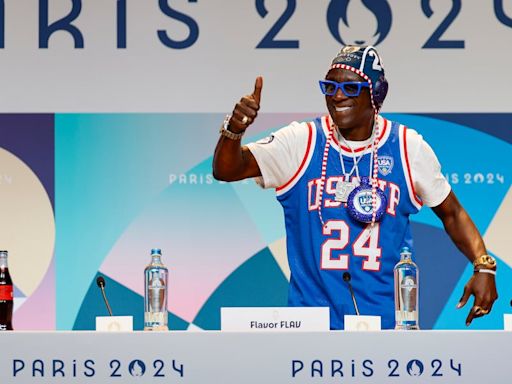 Flavor Flav is soaking up his 1st Olympic experience cheering on the US water polo teams