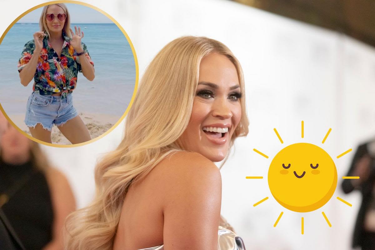 LOOK: Carrie Underwood Soaks Up the Sun in Hawaii