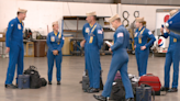 blue angels support plane, fat albert, lands in la crosse for airfest