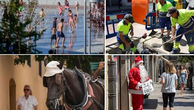 España en alerta por la primera ola de calor del verano: las zonas más afectadas, recomendaciones a la población y las imágenes del fenómeno