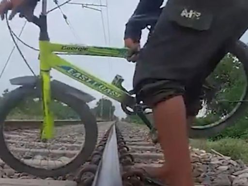 YouTuber Gulzar Sheikh placed bicycles, gas cylinders on train tracks, gets arrested