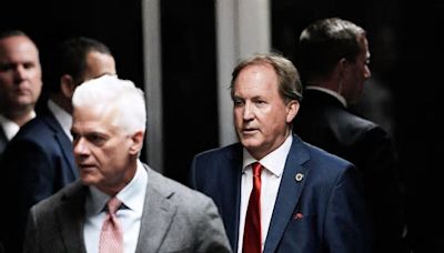Texas AG Ken Paxton shows up in NYC to support former President Donald Trump at his criminal trial