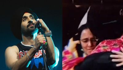 Diljit Dosanjh Kisses His Mom As He Introduces Her For the FIRST Time, She Breaks Down | Watch - News18