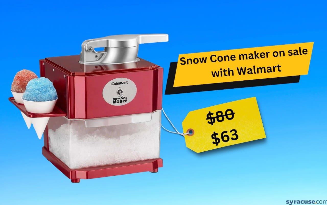 Walmart’s best-selling snow cone maker is on sale for under $65 this week