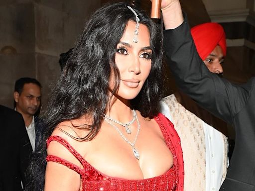 Kim Kardashian commits fashion faux pas at Ambani Indian wedding