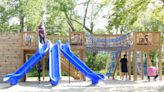 Playscape painting project part of community service day in Crestline