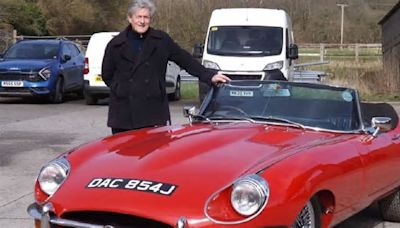 Nigel Havers to auction classic Jaguar E-Type as potholes cause more drivers to break down