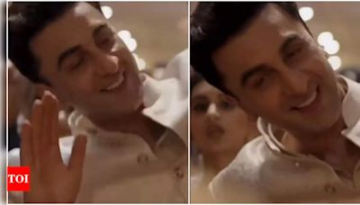 Ranbir Kapoor's 'Channa Mereya' dance move from Anant Ambani and Radhika Merchant's wedding goes viral | Hindi Movie News - Times of India