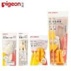 Pigeon 貝親 可旋轉海綿奶瓶刷x2+刷頭x2+寬奶嘴刷2入+一般口徑奶嘴刷2入