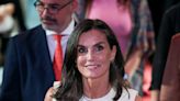 Queen Letizia Gives The Summer Tank Top An Artsy Twist
