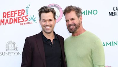 Andrew Rannells & Tuc Watkins Still Going Strong, Hit the Red Carpet Together for a Musical Date Night!
