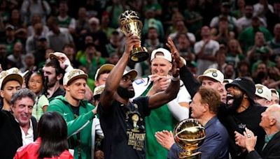 A torch has been passed: Jaylen Brown, Jayson Tatum join the champions club and help Celtics raise Banner 18 - The Boston Globe