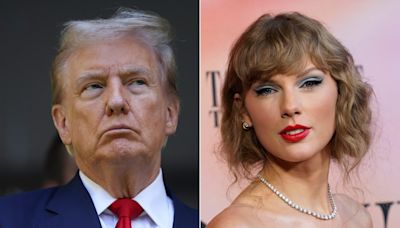 Donald Trump declares all-caps hatred of Taylor Swift, dismisses her Harris endorsement