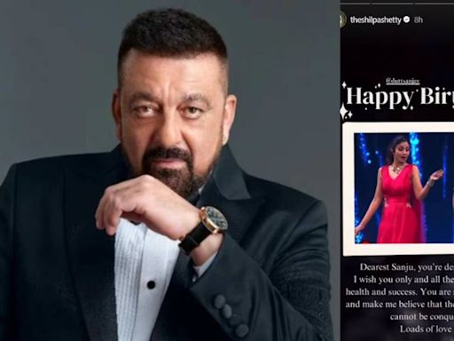 Shilpa Shetty Celebrates Sanjay Dutts Birthday With Love And Admiration