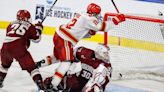 DU Pioneers beat UMass on Tristan Broz’s goal to claim double-overtime thriller in NCAA Tournament