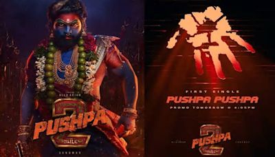 Pushpa 2 First Single Promo: Allu Arjun-Rashmika Mandanna Film's First Song Will Be Out On May 1